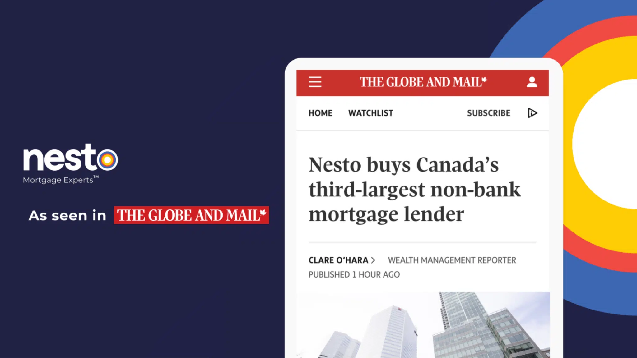 The Globe And Mail: nesto buys Canada’s third-largest non-bank mortgage lender
